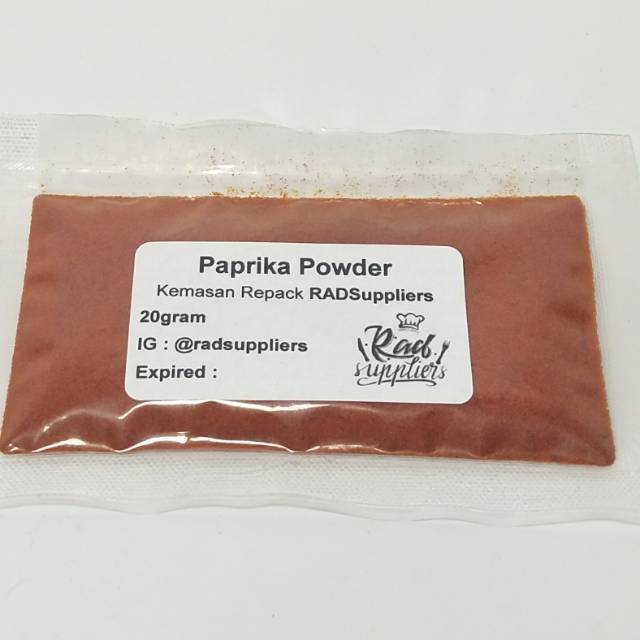 

Paprika Powder kemasan 20gram..