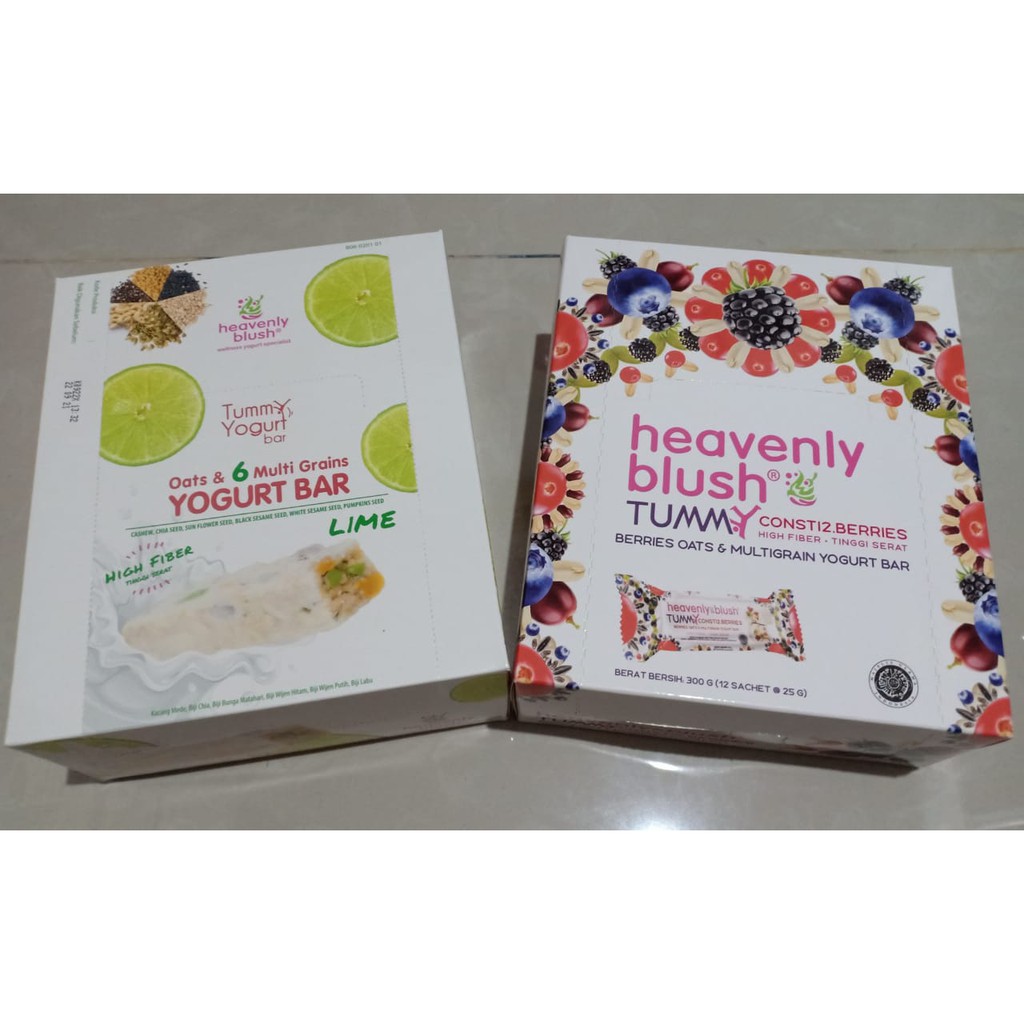 

HEAVENLY BLUSH TummYogurt Bar Box (12 sachet @25gr)