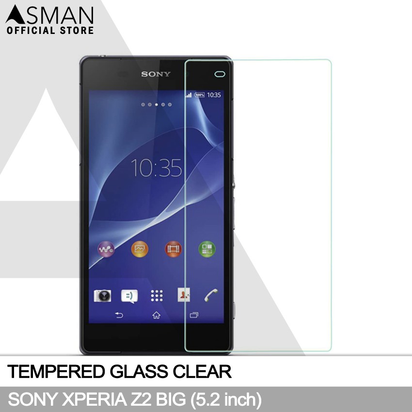 Tempered Glass Sony Xperia Z2 BIG (5.2&quot;) | Anti Gores Pelindung Layar Kaca - Bening