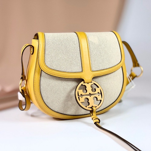 TORY BURCH MILLER QUADRANT CANVAS CROSSBODY AUTHENTIC