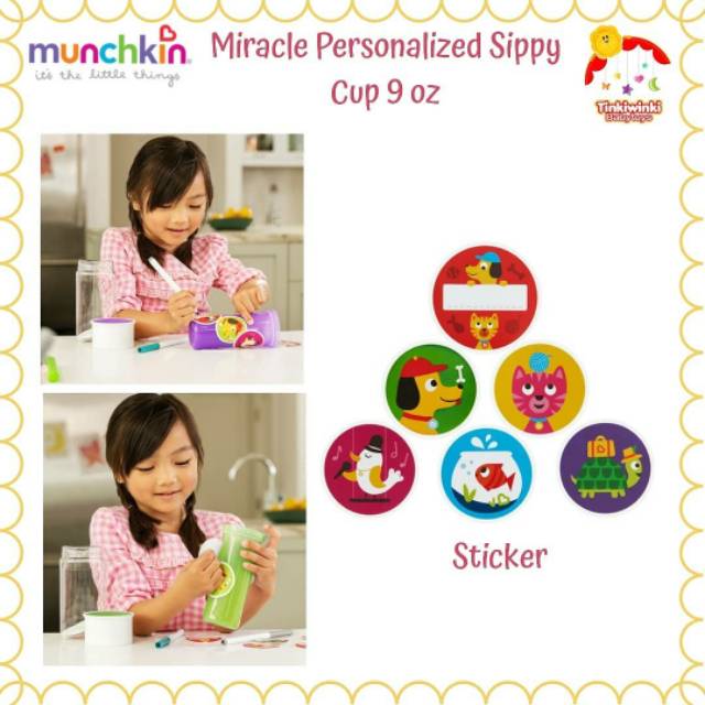 Munchkin Miracle Personalized Sippy Cup 9oz