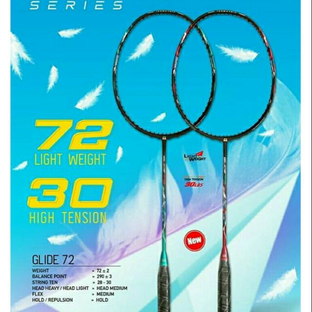 RAKET BADMINTON
REINFORCE SPEED
GLIDE 72