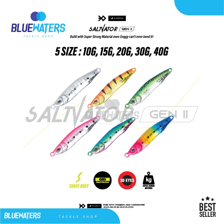 Lure Metal Jig Exodus Saltvator Gen II