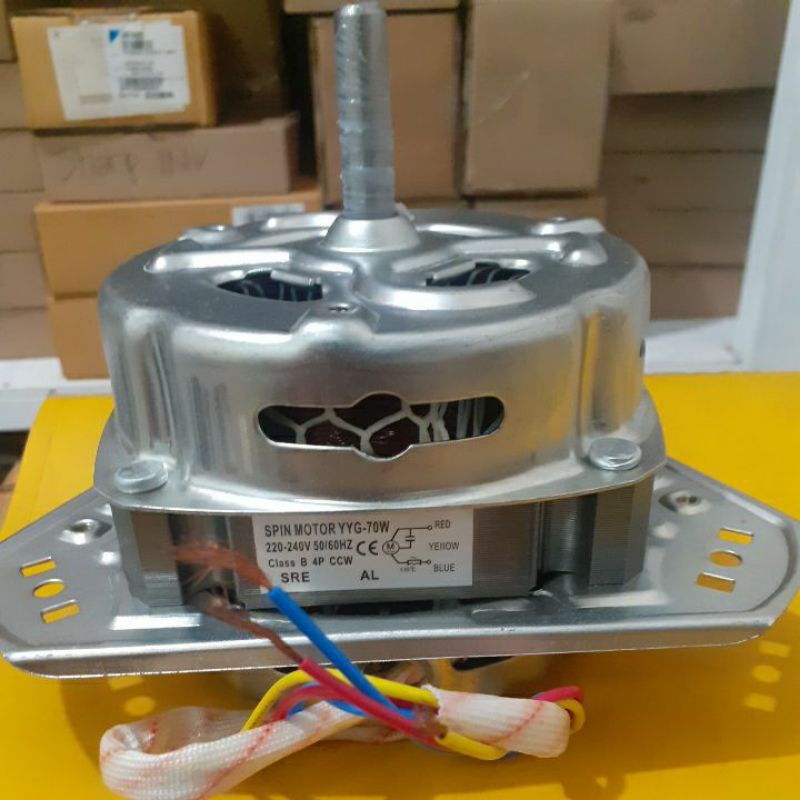 Dinamo spin dinamo pengering mesin cuci Umum sanken polytron as10mm panjang as 3.8cm YYG spin 70watt