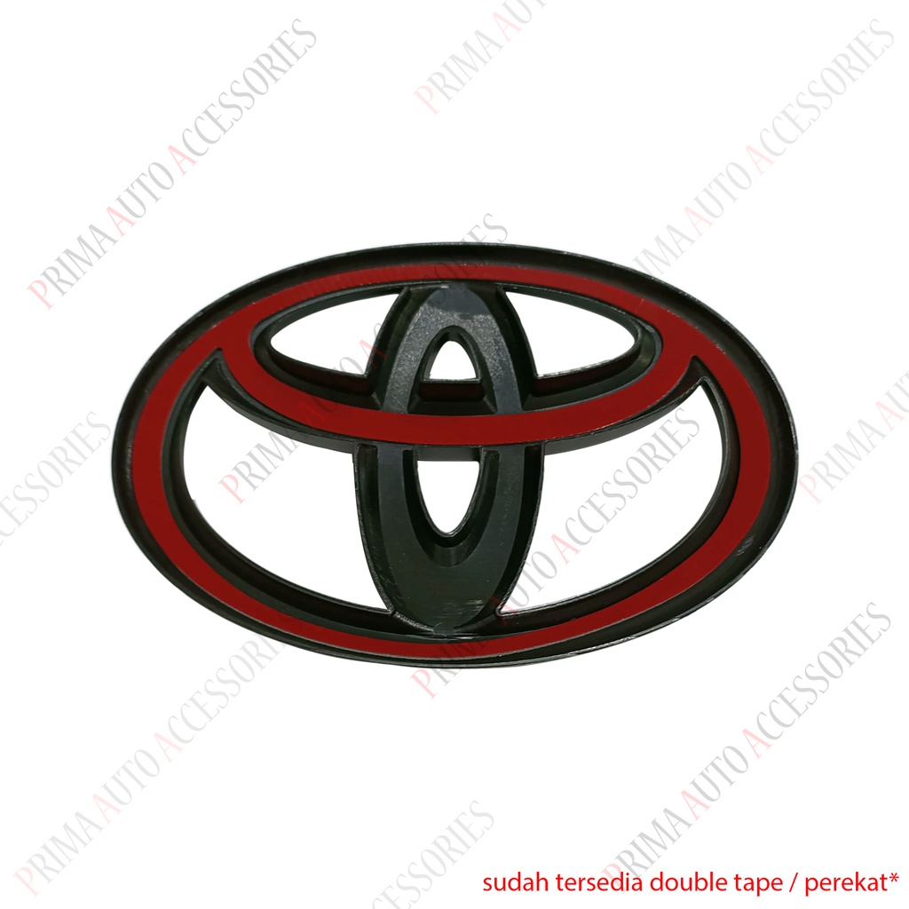 Casing Logo Toyota Hitam Doff 13 cm
