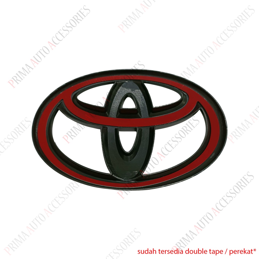 Casing Logo Toyota Hitam Doff 14 cm