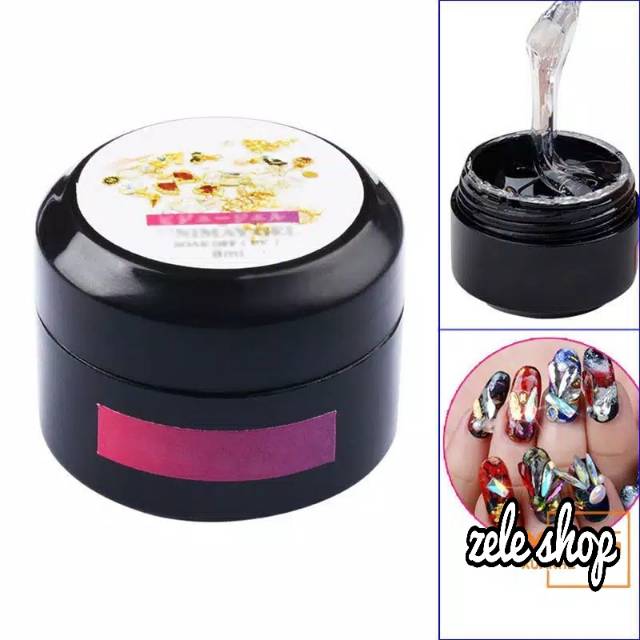 LEM GEL BENING UNTUK MELEKATKAN HIASAN NAIL ART 8ML