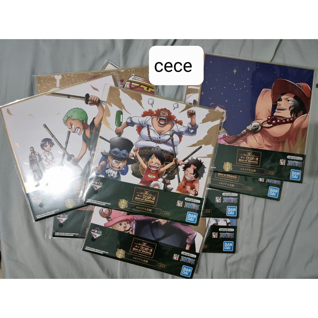 [READY] One Piece Best of Omnibus Shikishi Set