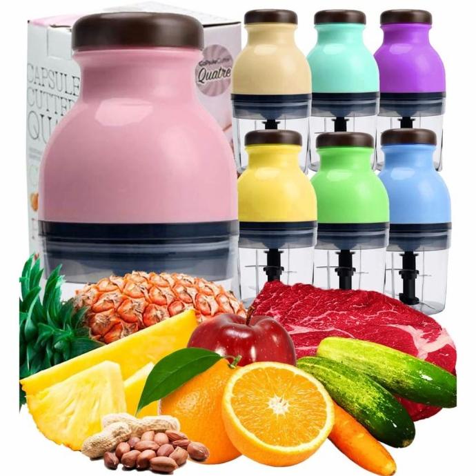 cod blender charger juice cup BLENDER KAPSUL PORTABLE - BLENDER MULTIFUNGSI Hand Blender