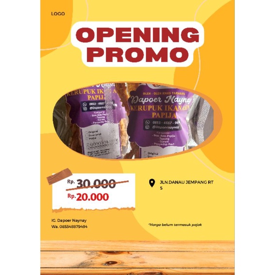 

Kerupuk Ikan Asin Papija Oleh-oleh Khas Tarakan