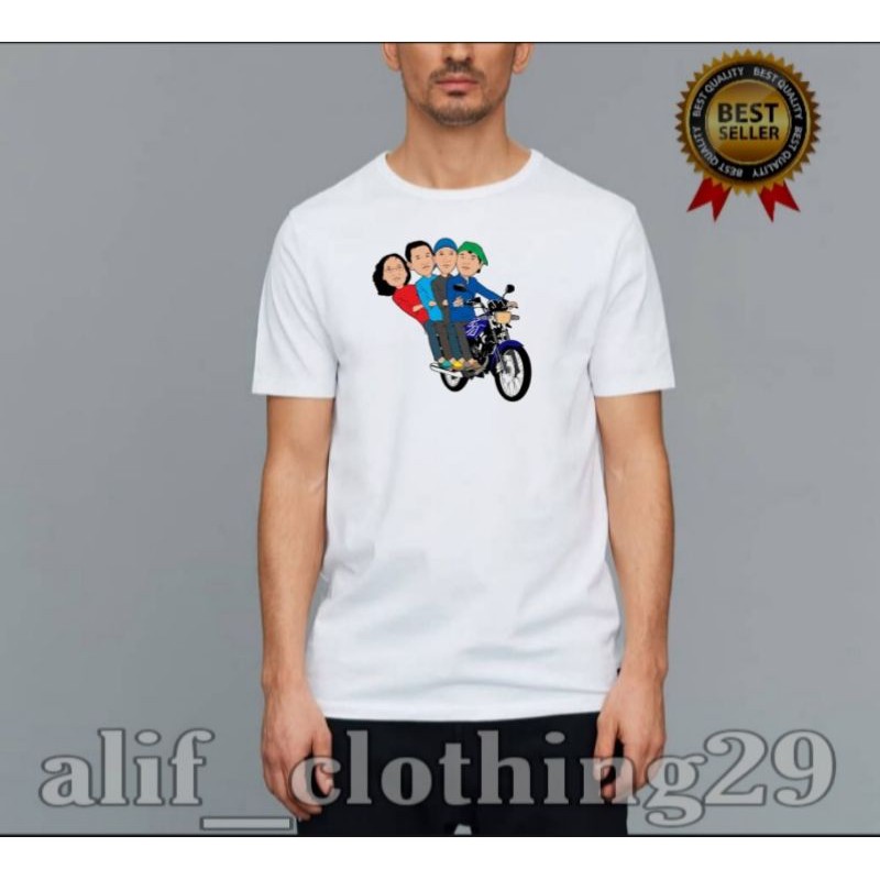 baju kaos putih T-shrit RX-KING bisa custom