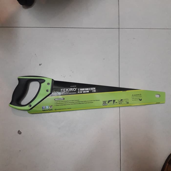 TEKIRO Gergaji Tangan 20 Inch 3 Mata GT-HS1555