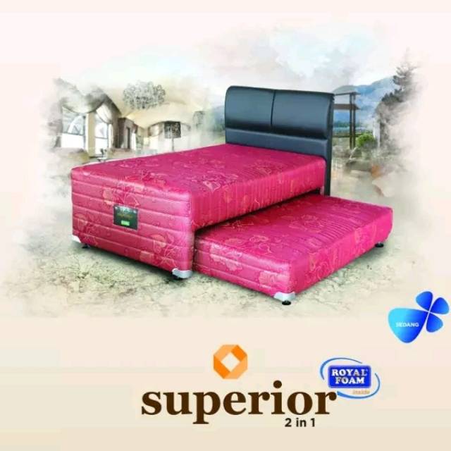 Kasur Spring Bed 2 in 1 Elite Serenity Superior 100 x 200