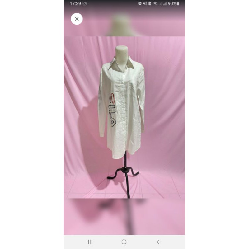 Blouse Putih, Tunik Putih, Baju import