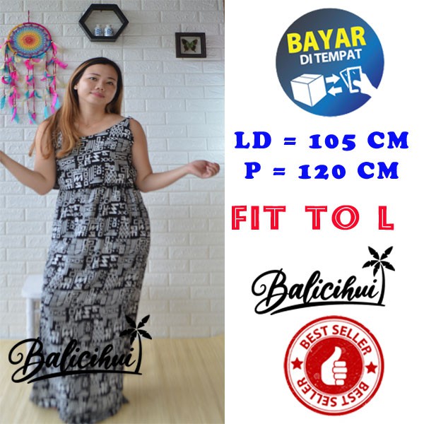 Balicihui Dress Kipir Panjang Etnik Bali Daster Kipir Bali Adem