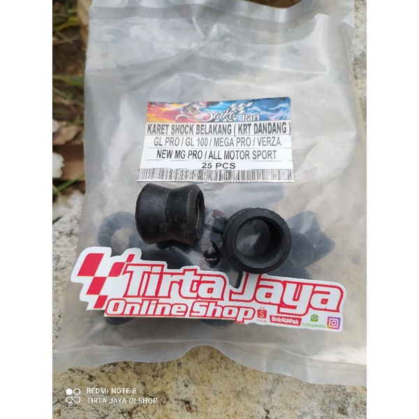 karet sok belakang honda gl 100 pro max cdi series megapro tiger verza mega mono merk saikoo bukan original