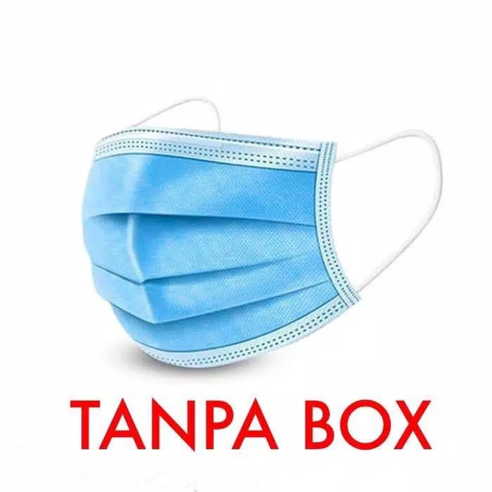 MASKER 3PLY ISI 10PCS  MASKER 3PLY SURGICAL MASK BERIZ BNPB CE FDA - TANPA BOX