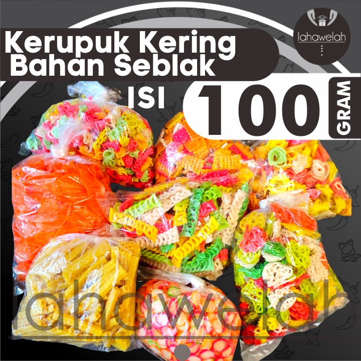 

Kerupuk Kering 100g Bahan Seblak Variasi Lengkap by Lahawelah