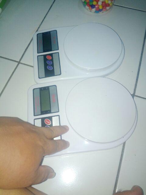 Neraca Timbangan Dapur Digital Electronic Kitchen Scale Model Sf400 Max 10 Kilo Ukur Bahan Bumbu Kue