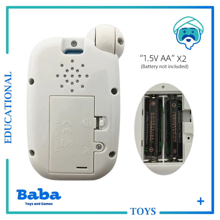 Speaker Quran Mainan Edukasi Islami Quran Smartphone Learning Toy untuk  Bayi dan Anak Kado Lebaran