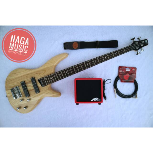 PAKET BASS IBANEZ SDGR NATURAL CUSTOM