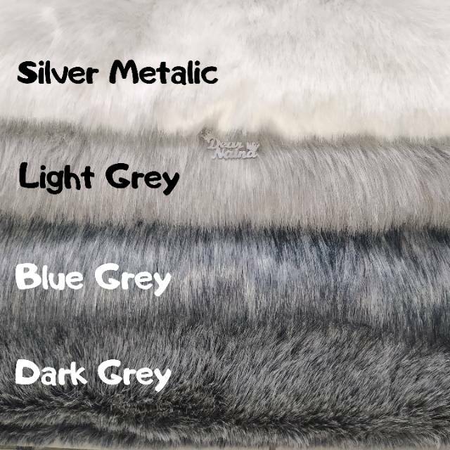 Faux Fur Kain  Bulu Halus Lembut Taplak Keset Alas Foto 