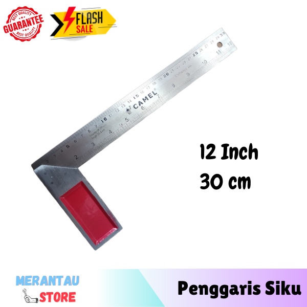 

Penggaris Siku Tukang 30cm 12 inch Tebal Pasekon Pengukur Sudut Alat Ukur Angle Square 30 cm Terbaik