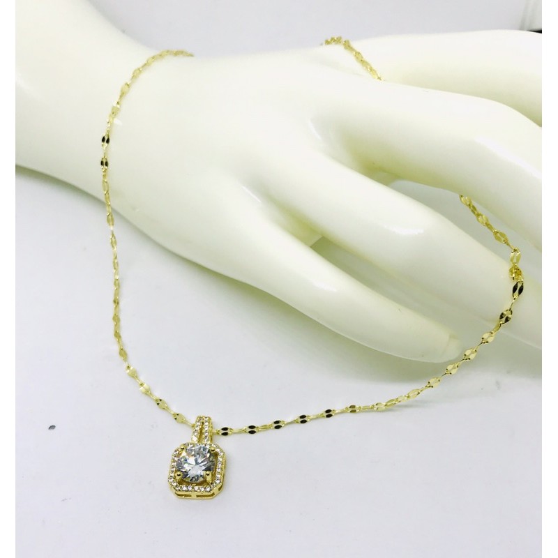kalung titanium//kalung permata//titanium//perhiasan titanium