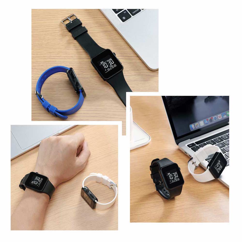 LED Watch [ Pink ] Water Resistant - Jam Tangan Digital Pria &amp; Wanita Strap Rubber LED_8042