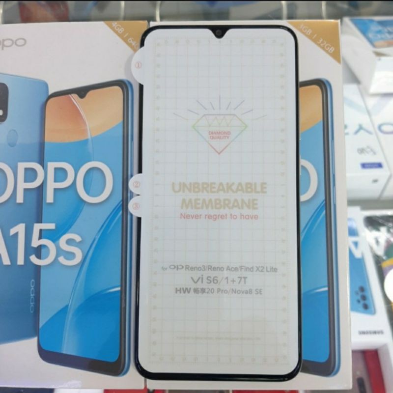 Oppo A15 A15s anti gores hydrogel clear screen protector