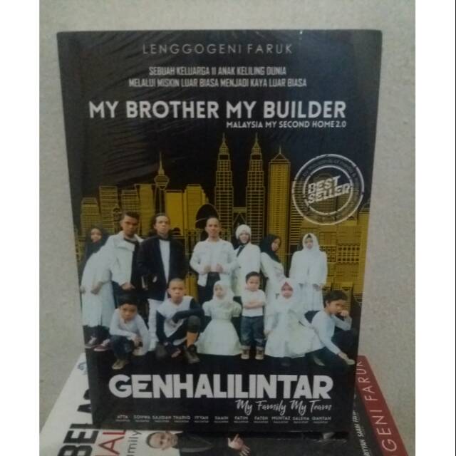 Buku Kesebelasan Gen halilintar My Brother My Builder Lenggogeni Faruk