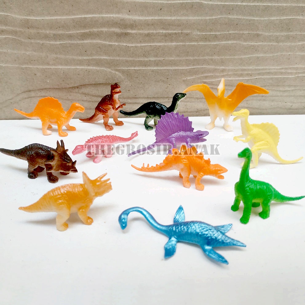 Dinosaur World 819K Mainan Dino Dinosaurus Miniatur Jurassic World