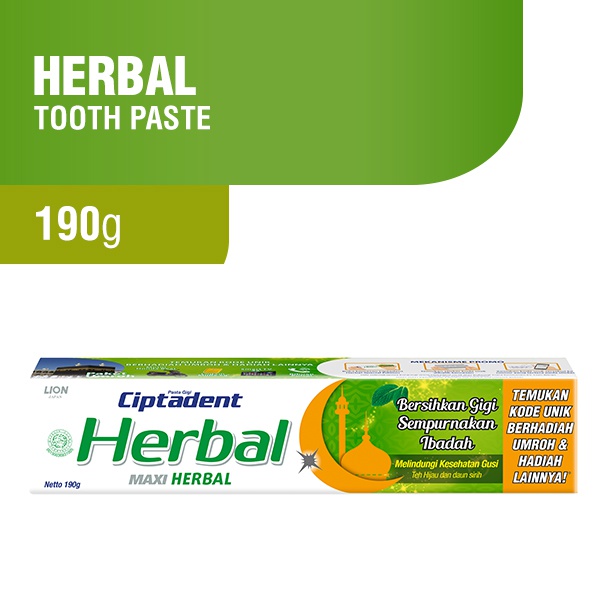 Ciptadent Toothpaste Herbal Tube 190gr Shopee Indonesia