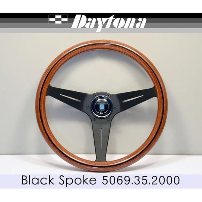 Nardi Stir Mobil Deepcorn Kayu Spoke Hitam 5069.35.2000 Asli Original