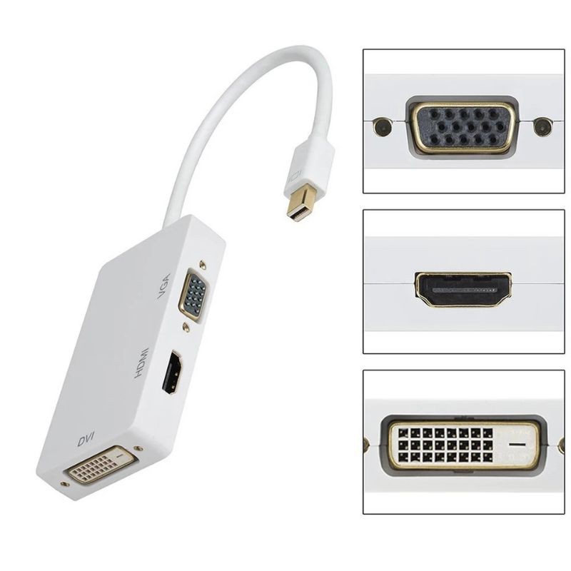 konverter Mini Display Port to HDMI/VGA/DVI Thunderbolt