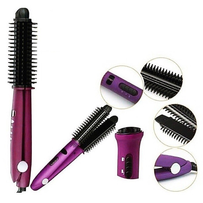 Catok Sisir Elektrik INSTYLER Hot Brush Rapid PRO Ionic 4 IN 1