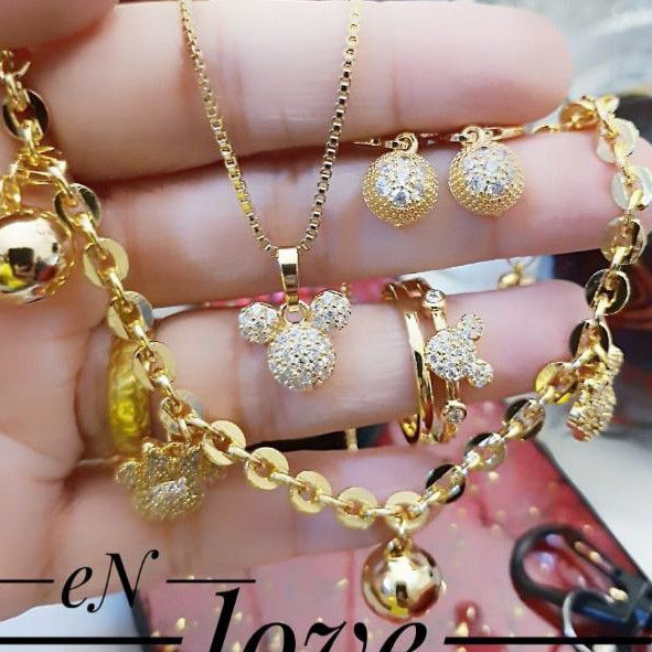 Xuping set perhiasan lapis emas 24k 1815m