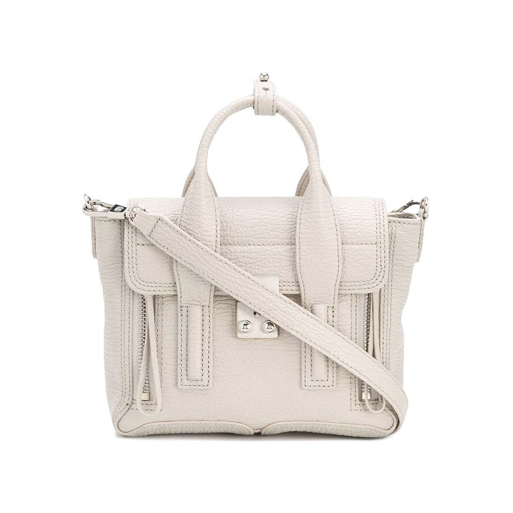 Phillip Lim Mini Pashli Satchel (22 x 17 x 7) - Feather Grey SHW