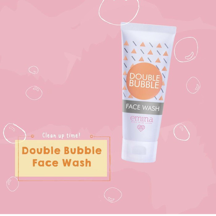 Jual Emina Double Bubble Face Wash 60 ml | Shopee Indonesia