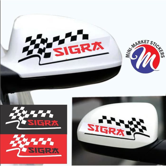 sticker stiker sigra spion sticker mobil daihatsu sigra spion cutting