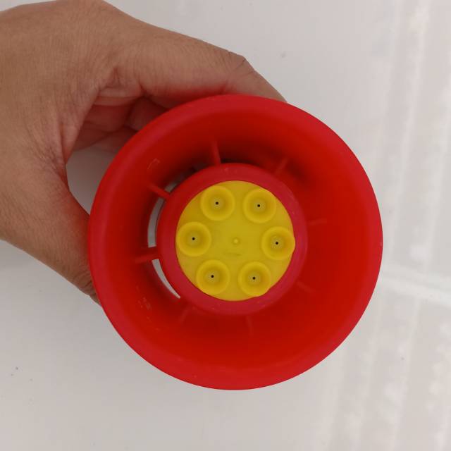 Spare Part Nosel plastik / Nozzle merah corong Sprayer 5 Lubang