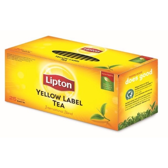 

Lipton Teh Celup Yellow Label isi 25pcs