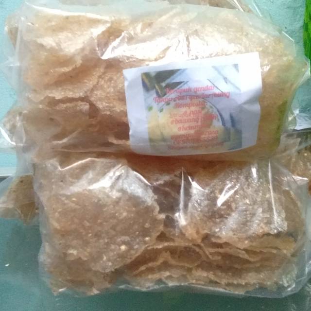 

Kerupuk gendar. Promo beli 5 pcs gratis 1pcs