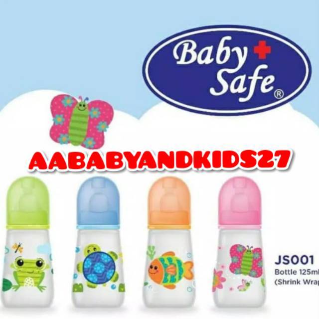 Botol Susu Baby Save Karakter JS001-Botol Baby Safe 125ml BPA FREE