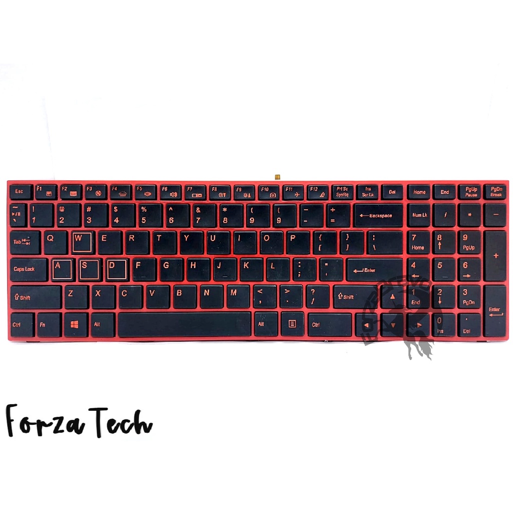 NEW Keyboard Laptop For CLEVO P651 P651E P655 P655SE P671 P650 P650RE Red Frame Backlight