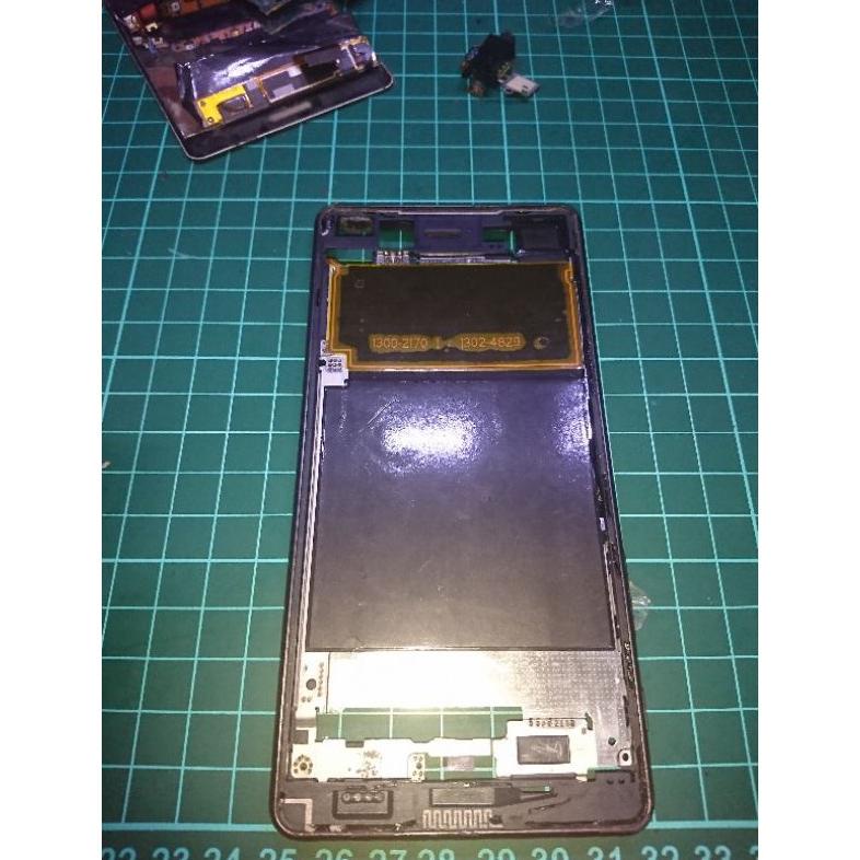 Set Frame Buzzer Atas Fingerprint Sony Xperia X Performance Original Cabutan