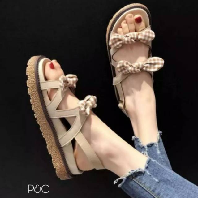 3.3 WEDGES SANDAL PITA WANITA BEST SELLER WDS 01