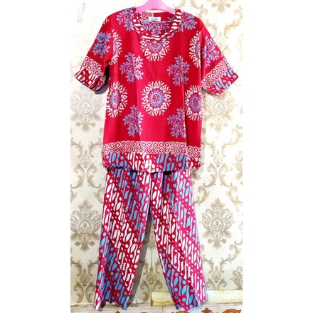 Setelan Daster LuZa SPK DWS CBT | Set Daster Celana Panjang Lu-Za