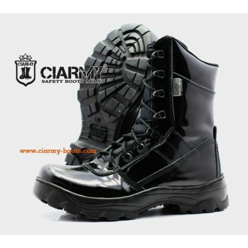 Sepatu Pdl Pria CIARMY C020BK Tni Polri Pdl Kilap