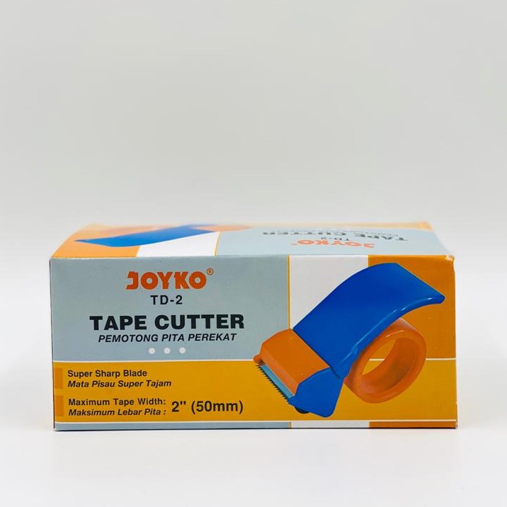 

DISPENSER LAKBAN JOYKO TD-2 / Tape Cutter Alat Pemotong Lakban OPP Pita Perekat Plastik Joyko TD-2